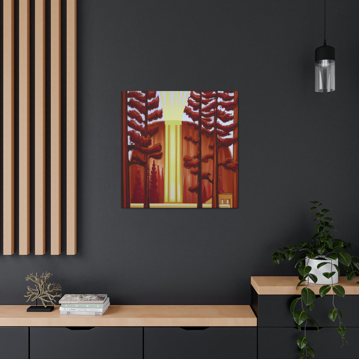 "Redwood Reverie 1920s" - Canvas