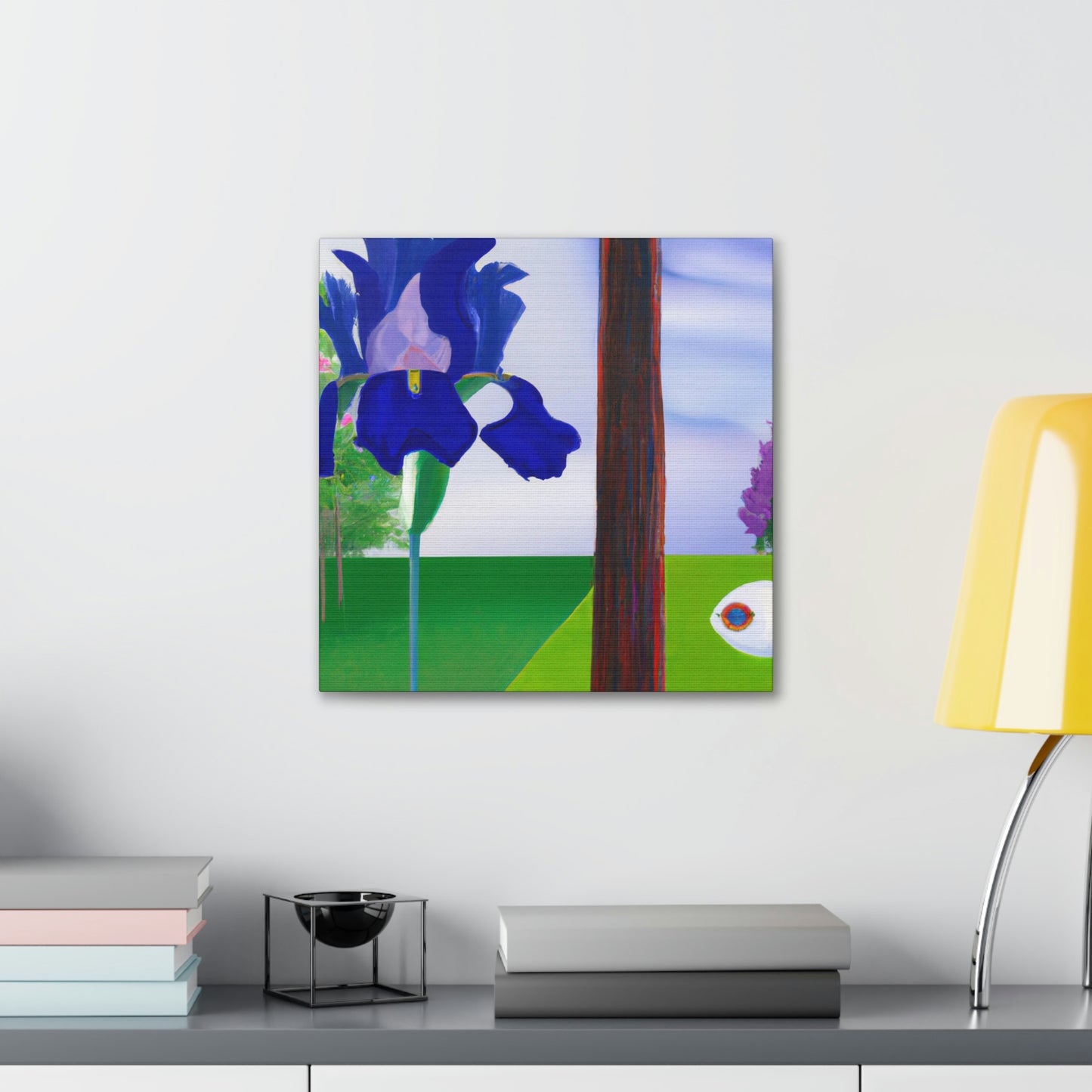 Iris in Abstraction - Canvas