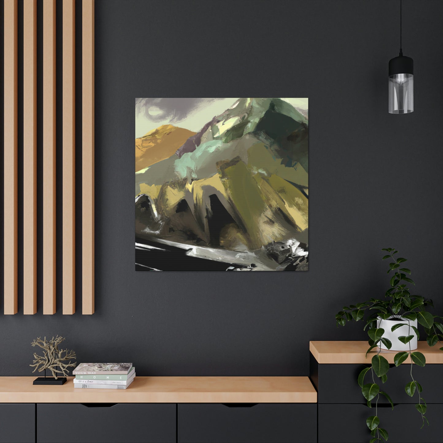 "Mountain Serenity Vision" - Canvas