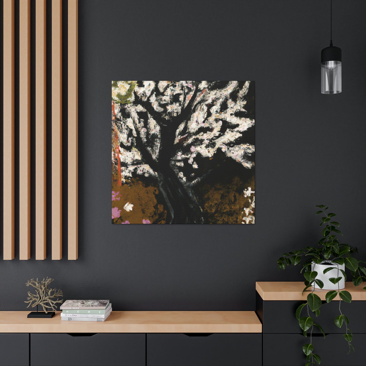 "Cherry Blossom Journey" - Canvas