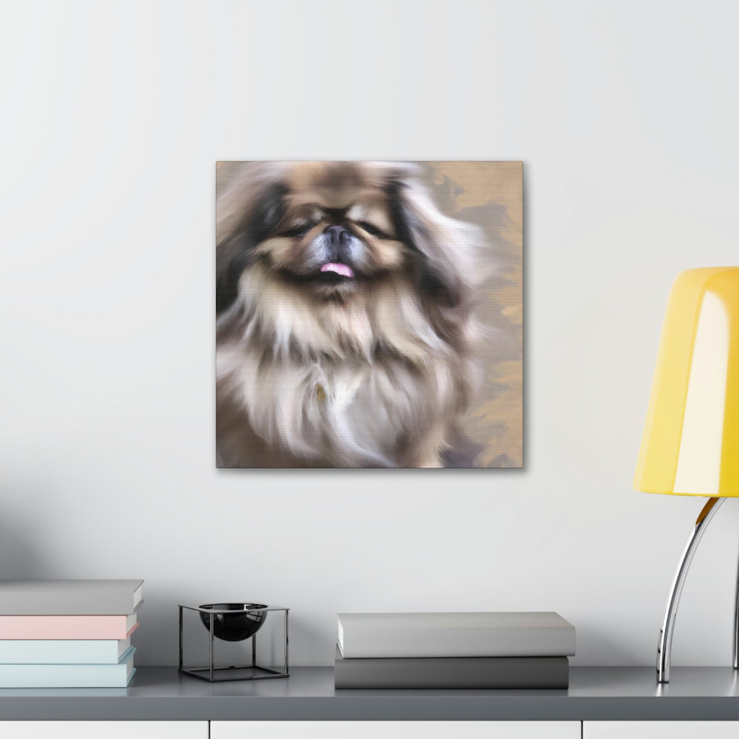 "Pekingese at Playtime" - Canvas