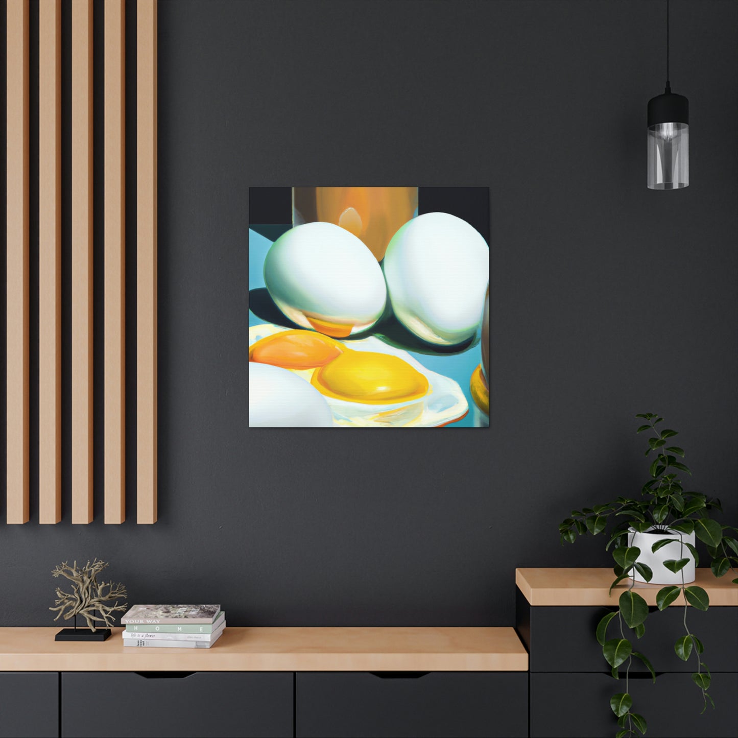 Eggs in Splendor. - Canvas