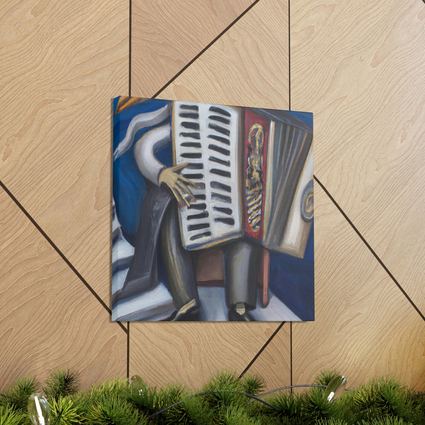 "Accordion in Surrealism" - Canvas