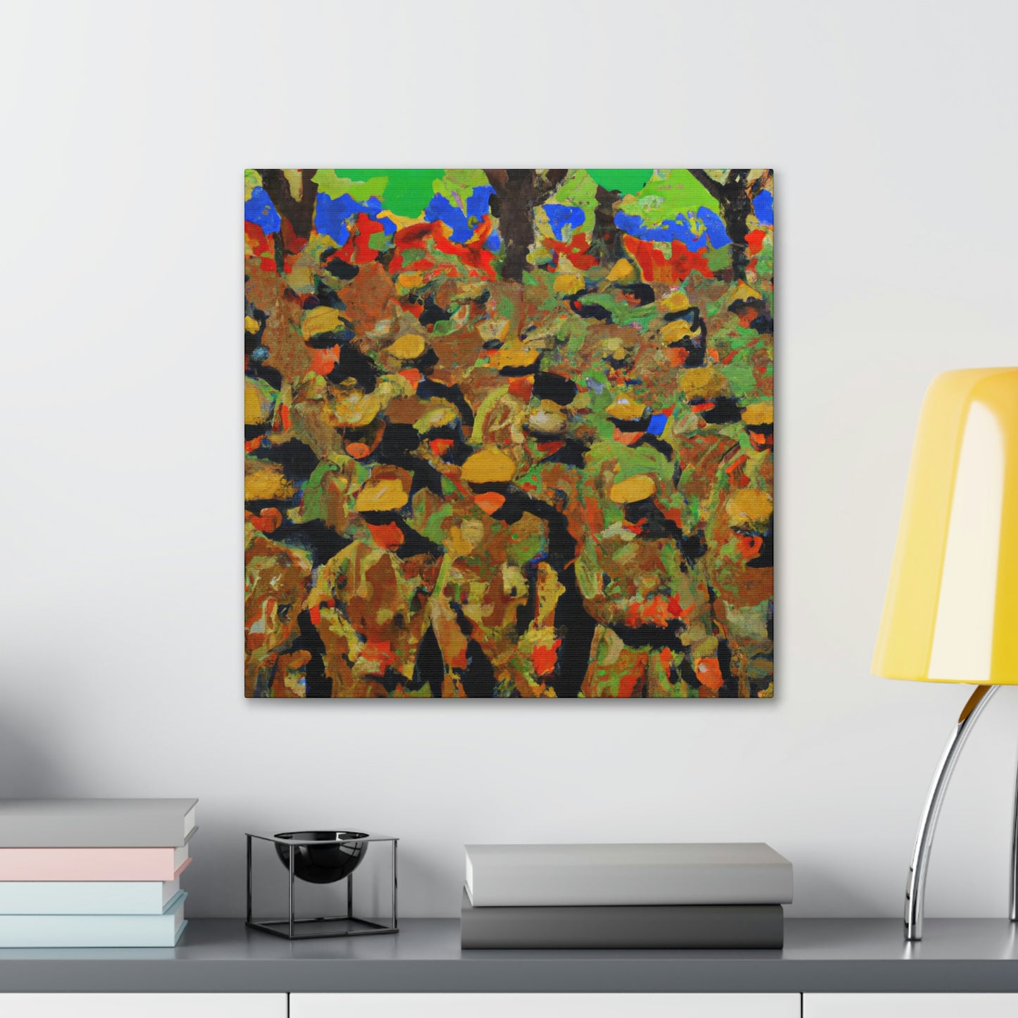 Camouflaged in Fauvism - Canvas