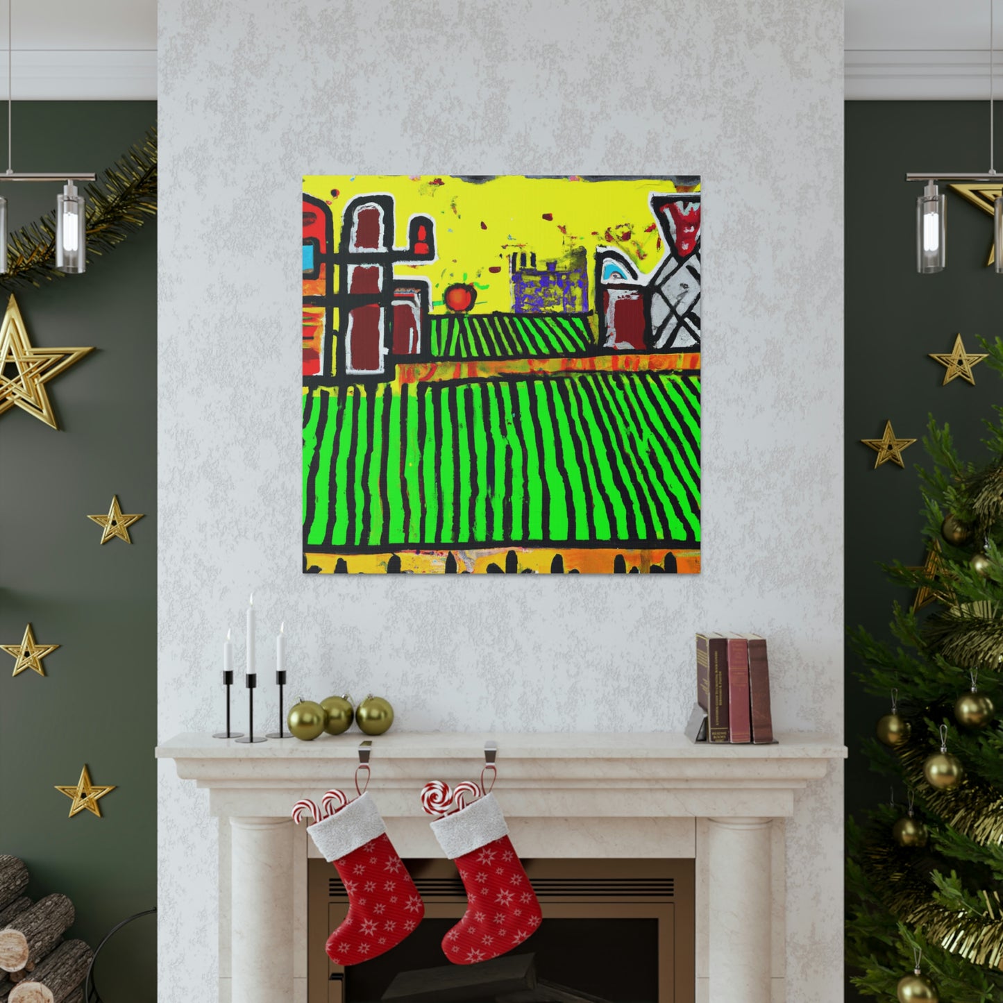 Harvesting Crops Abloom - Canvas