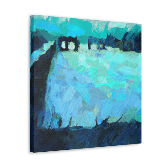 Seascape on Seawall - Canvas