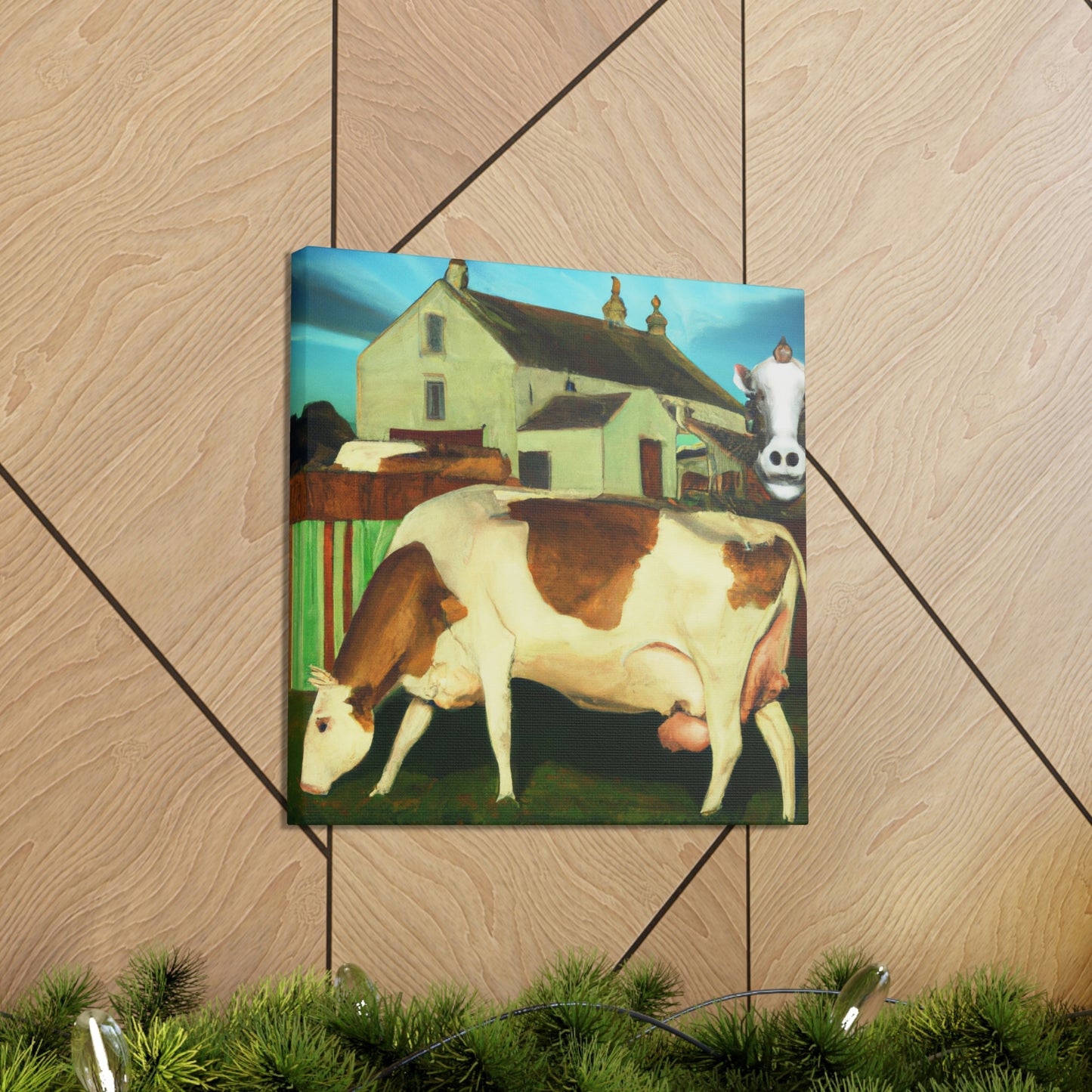 "Cow on the Pasture" - Canvas