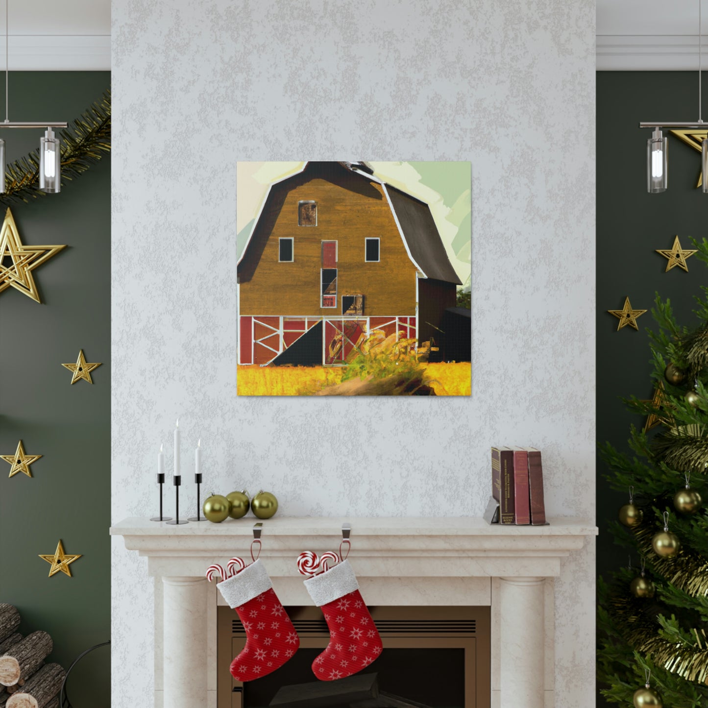 "Barn in Splendor" - Canvas