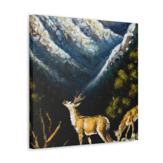 “Deer In Expressionism” - Canvas