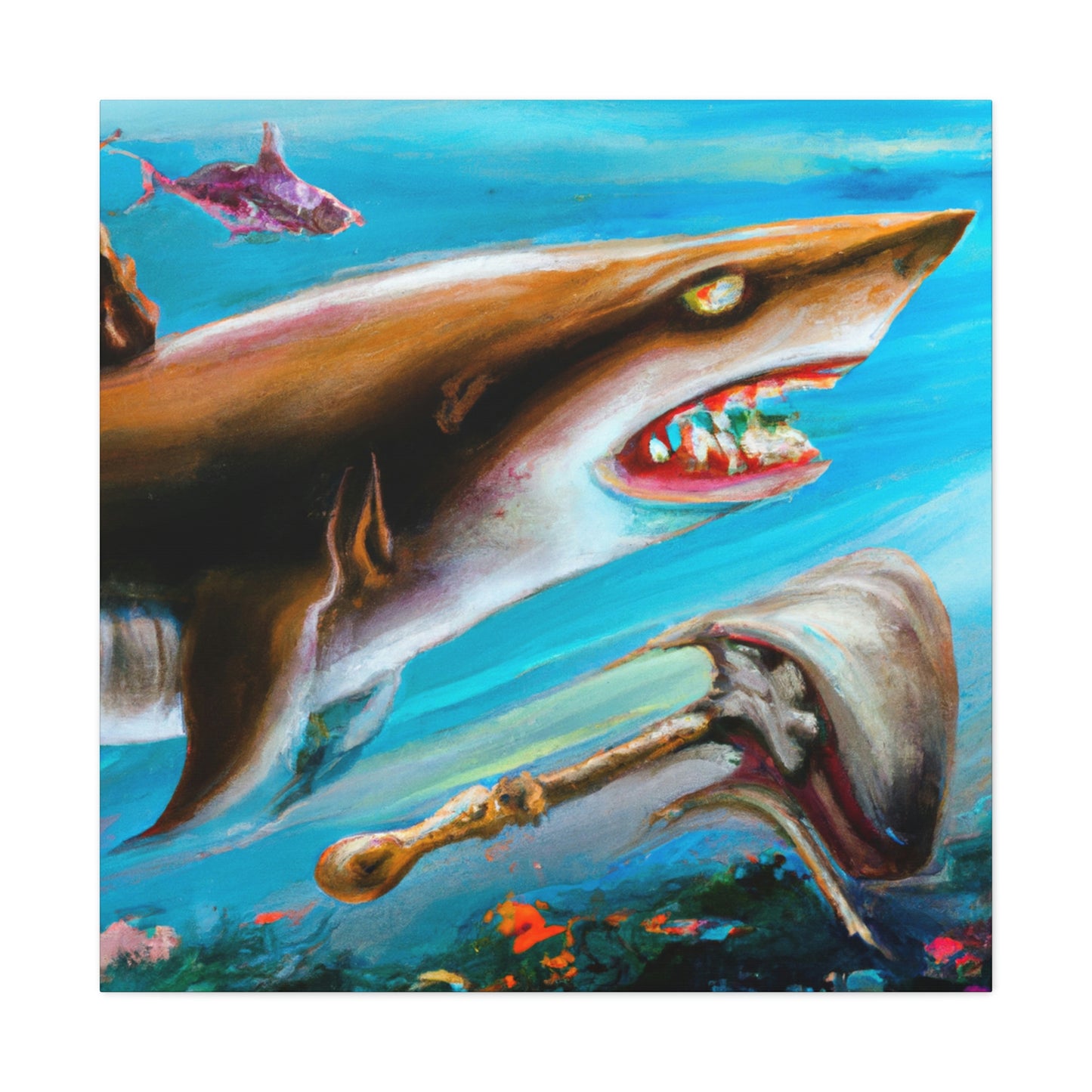 Shark Surrealism Dream - Canvas