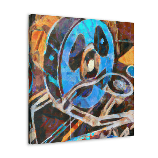 "Reel to Reel Abstraction" - Canvas