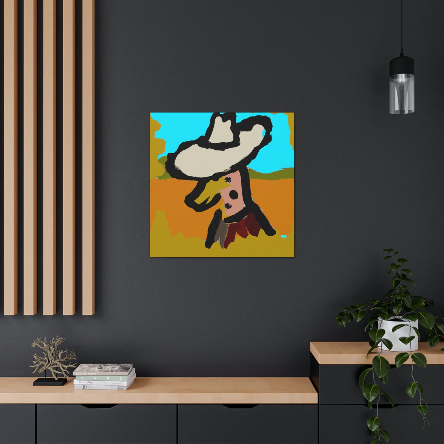 "Cowboy Western Concept” - Canvas