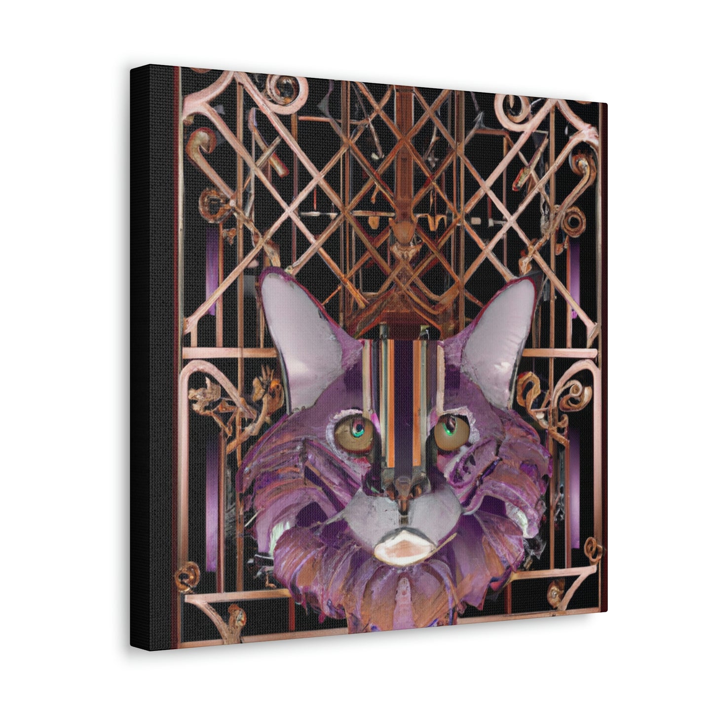 Gleaming Maine Coon - Canvas