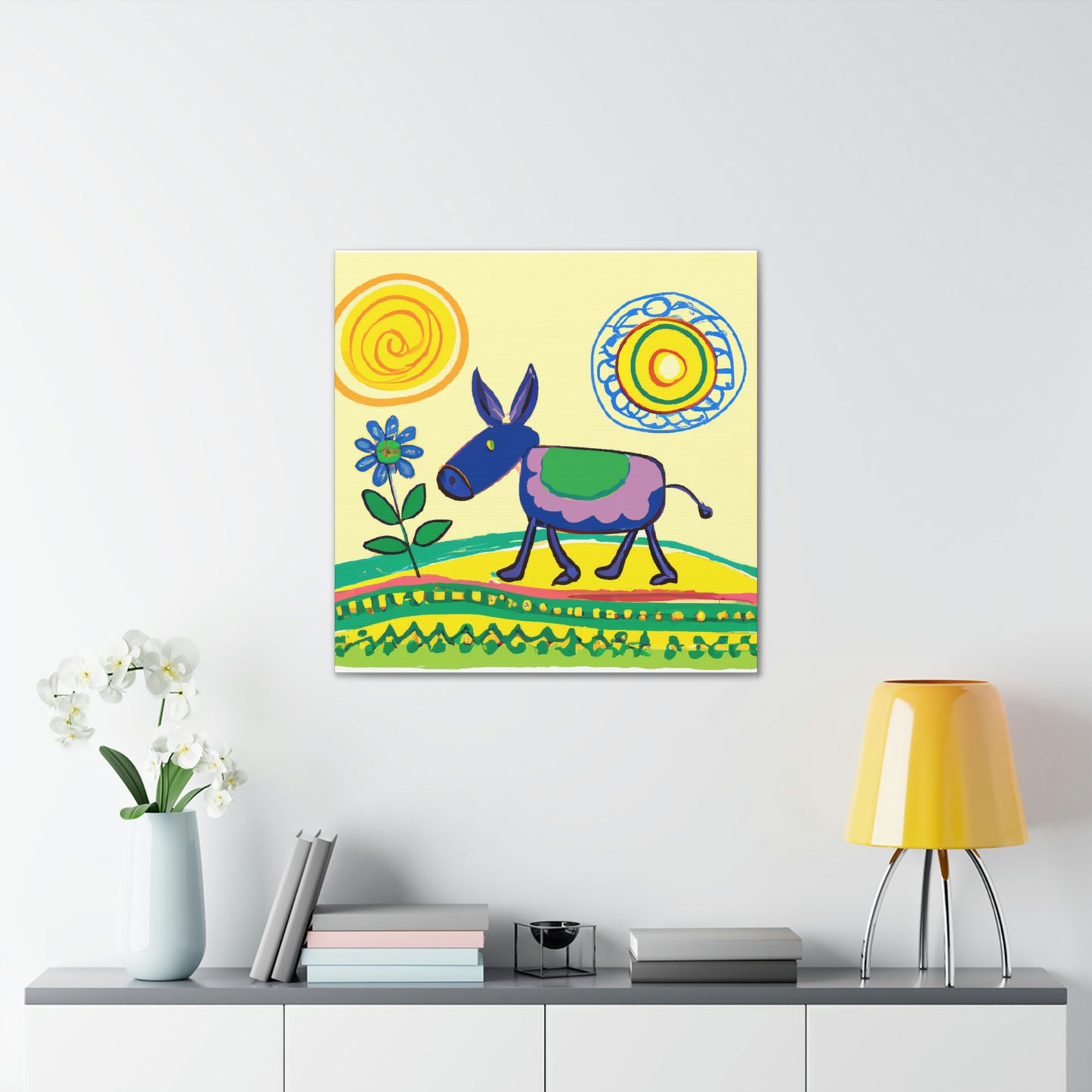 "The Donkey's Smile" - Canvas