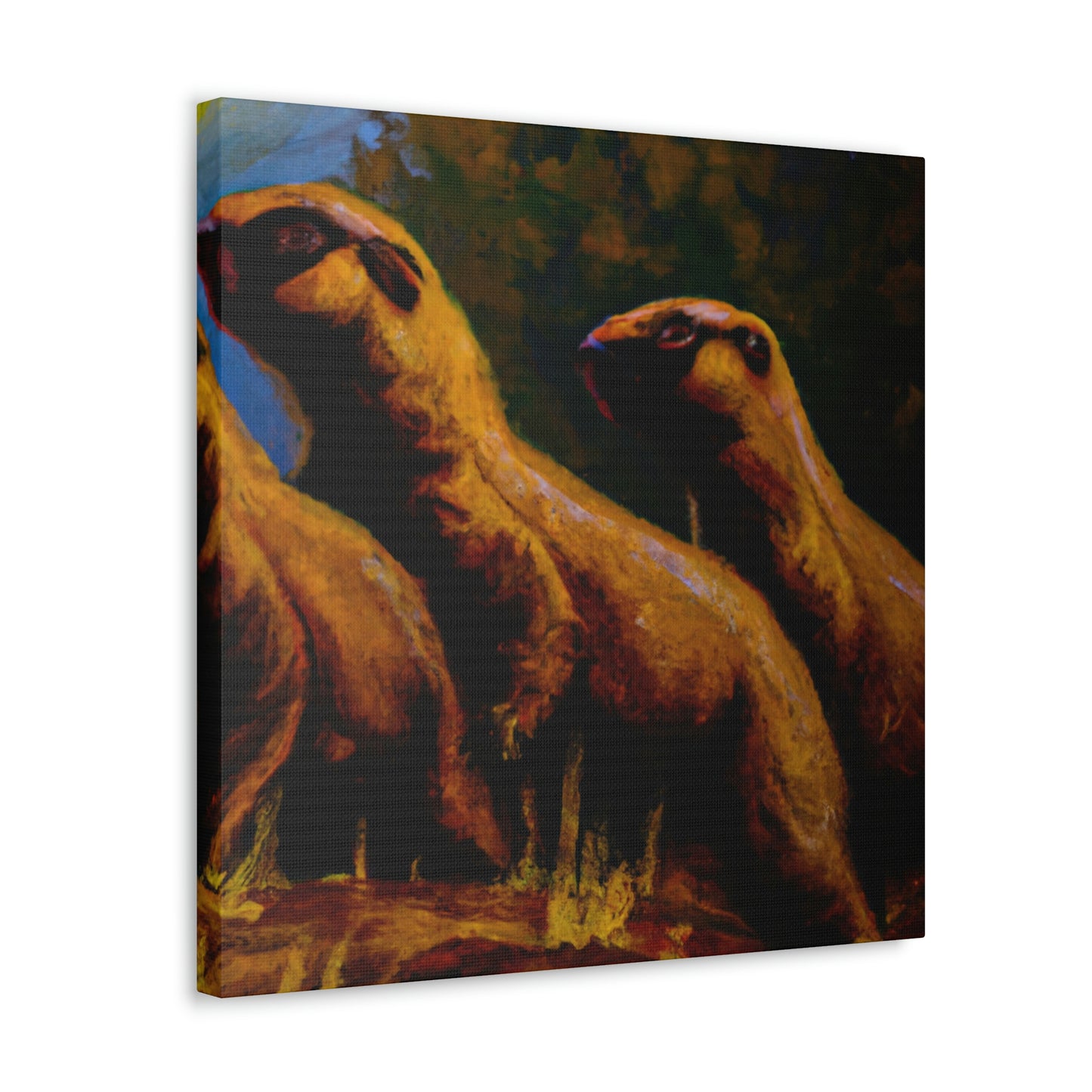 "Prairie Dog Expressionism" - Canvas