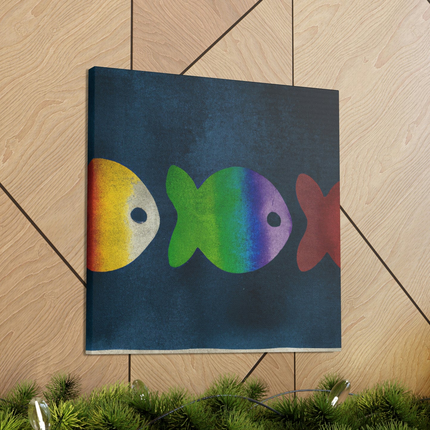 Rainbow Fish Dreaming - Canvas