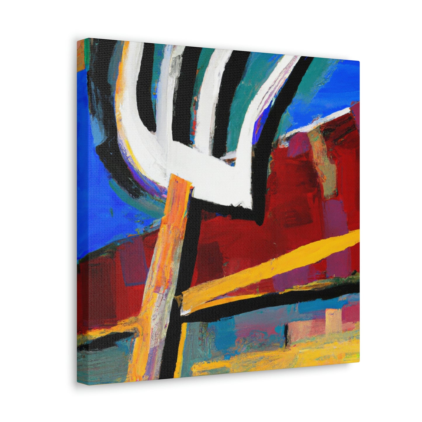 Pitchfork in Moonlight - Canvas