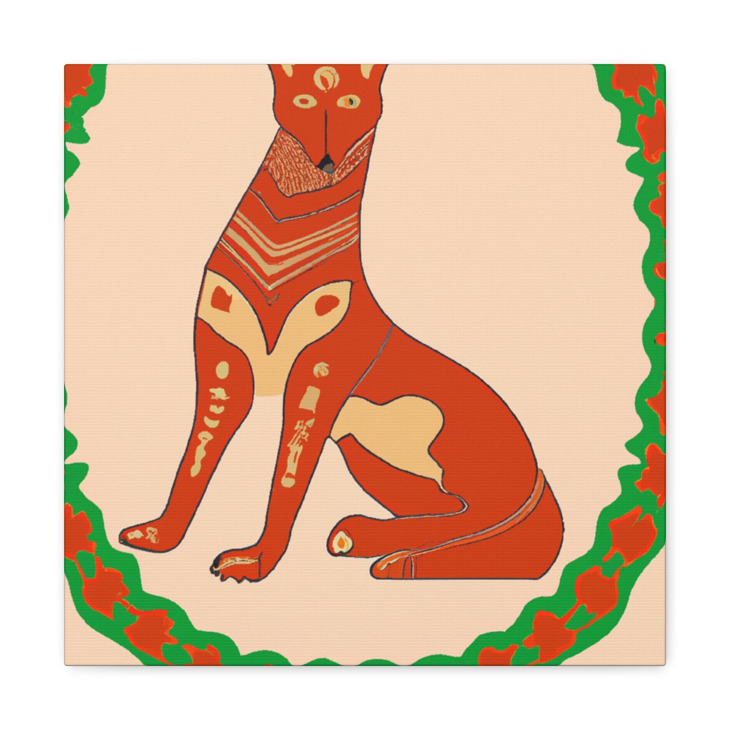 "Dhole Reflected Opulence" - Canvas