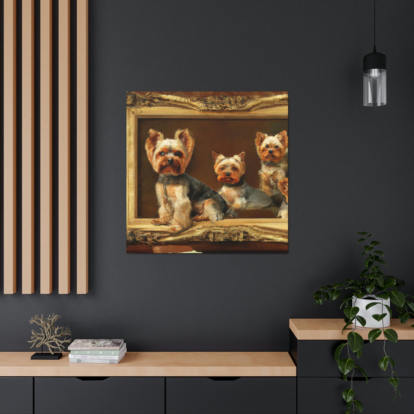 Yorkshire Terrier Symmetry - Canvas