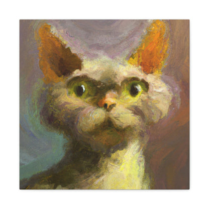 "Devon Rex Majesty" - Canvas