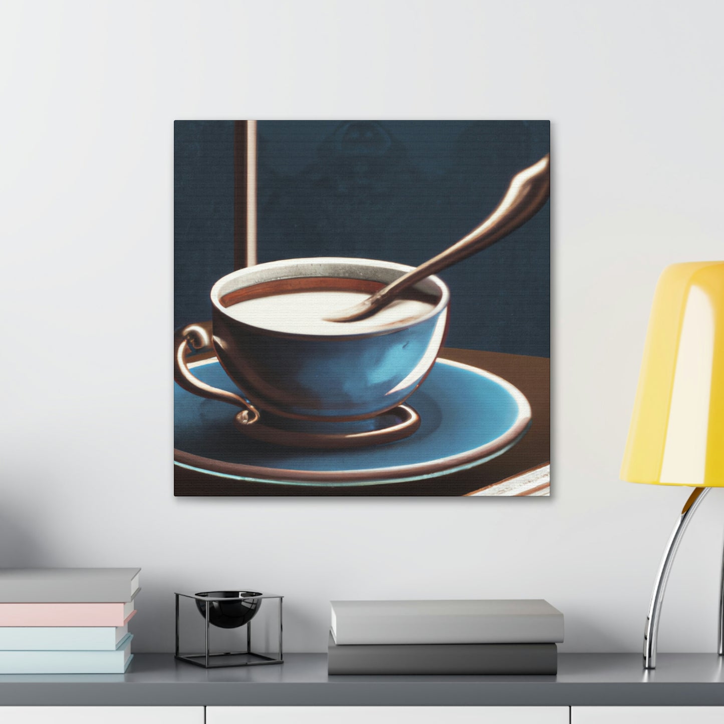 Coffee Cup Baroque - Canvas