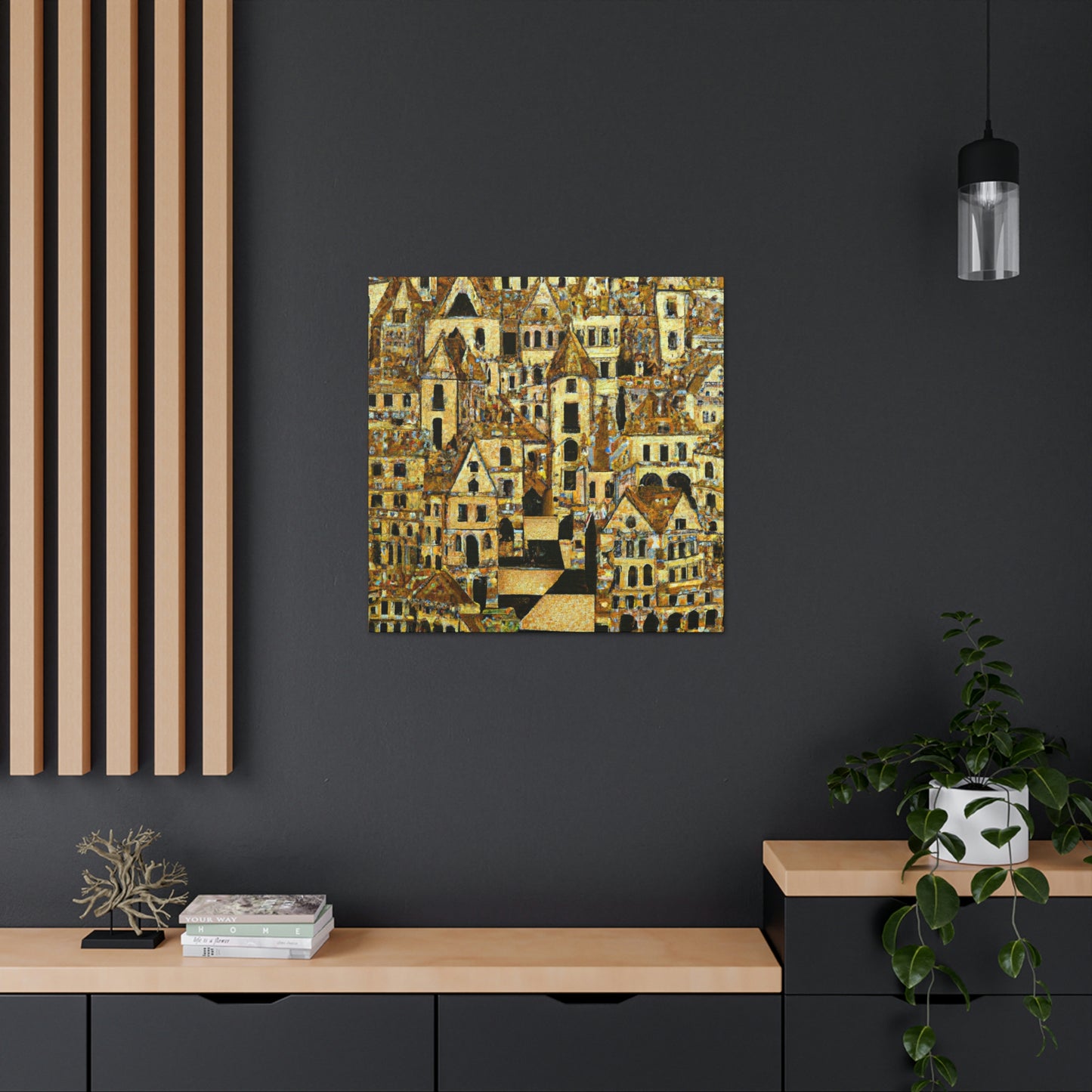 Tudor Garden Splendor - Canvas