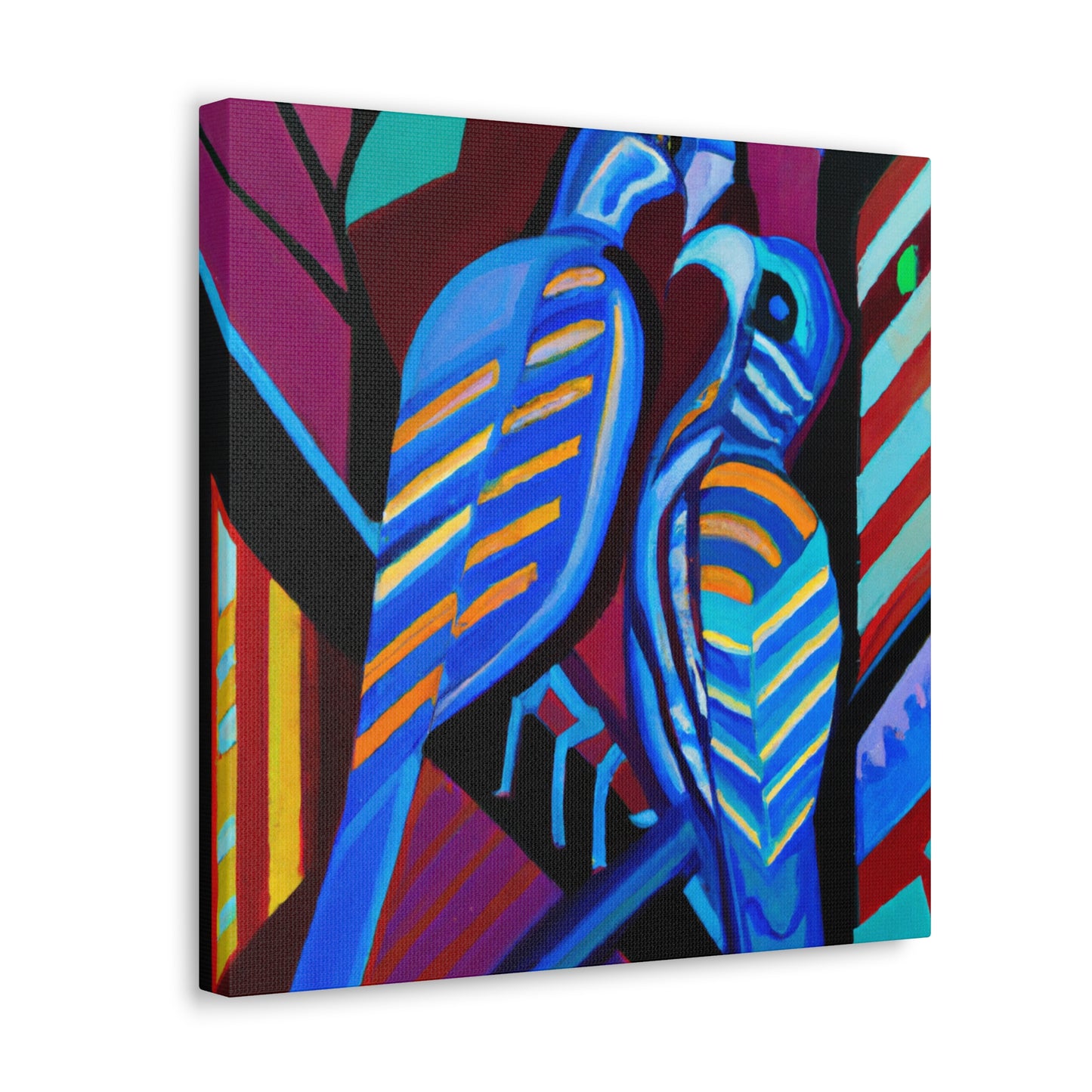 Loving Birds Flourish - Canvas