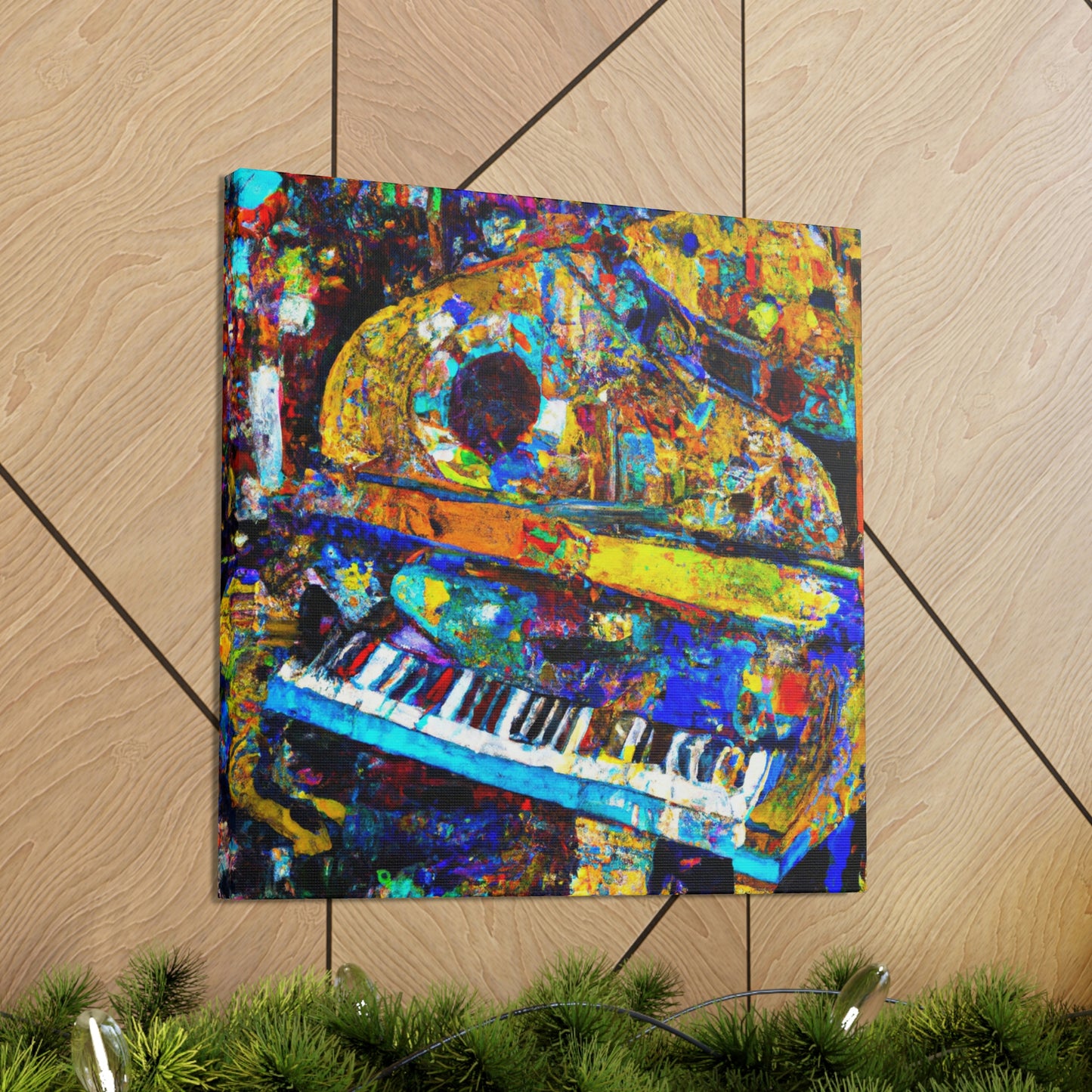 "Piano in Expressionism" - Canvas