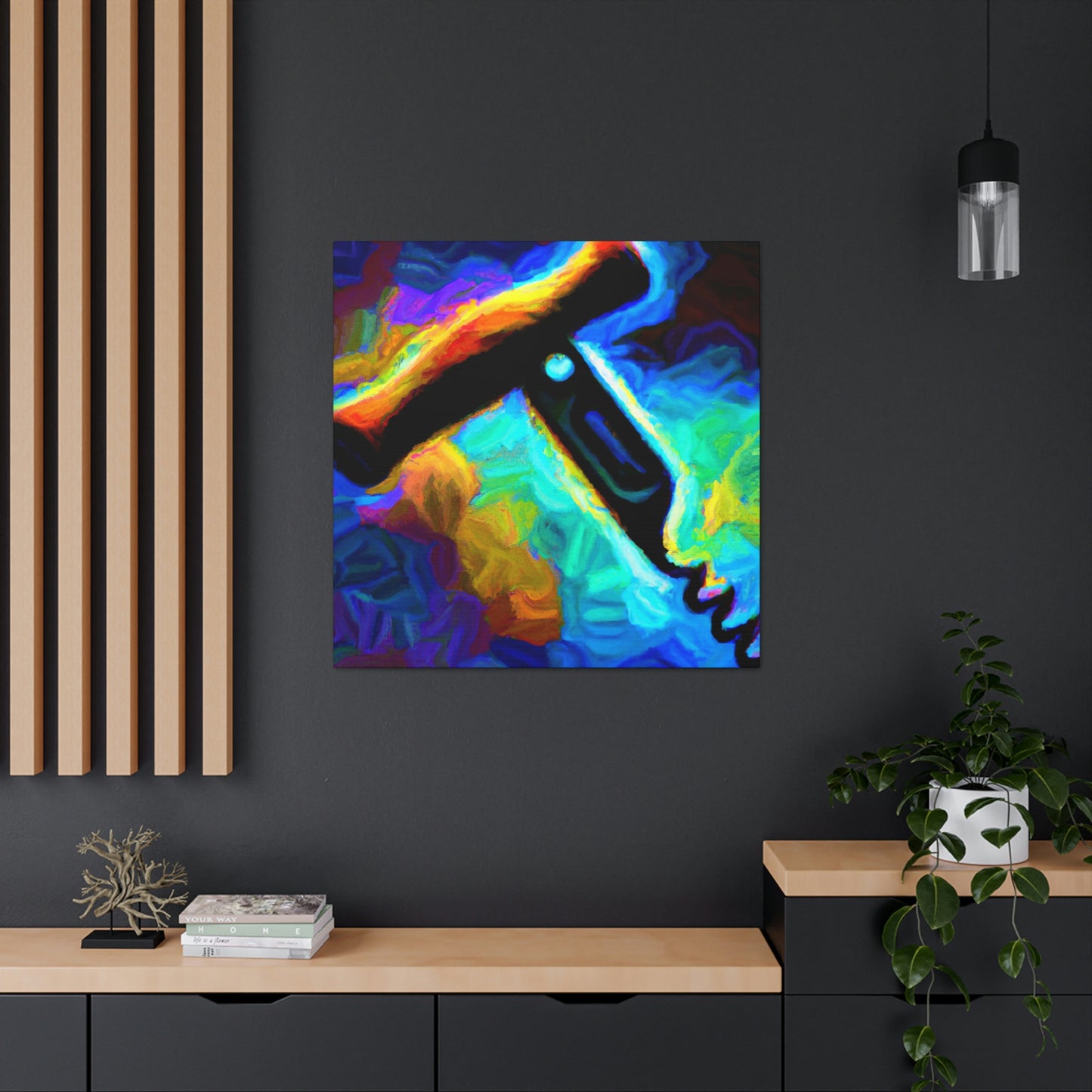 "Corkscrew in Fauvism" - Canvas