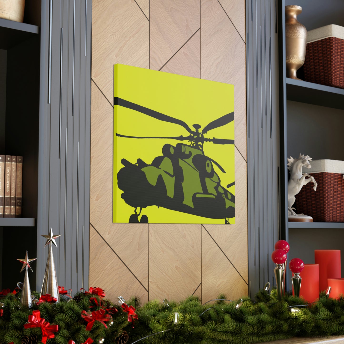 "Helicopter in Minimalism" - Canvas