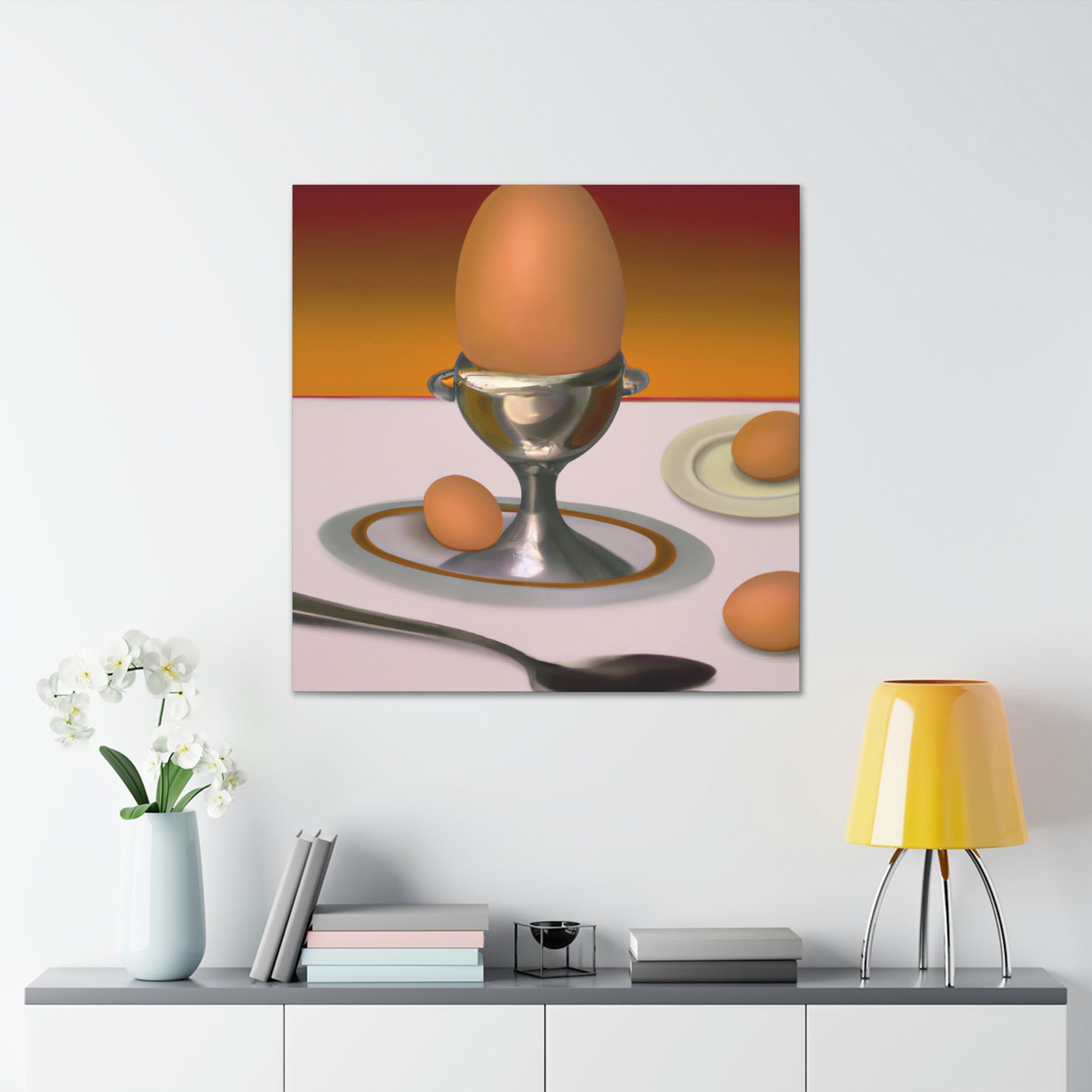 Eggs in Dreamscapes - Canvas