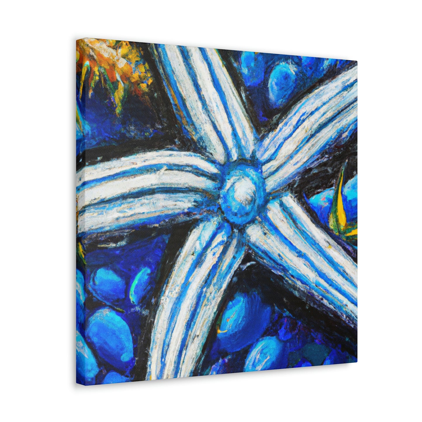 "Starfish in Moonlight Glow" - Canvas