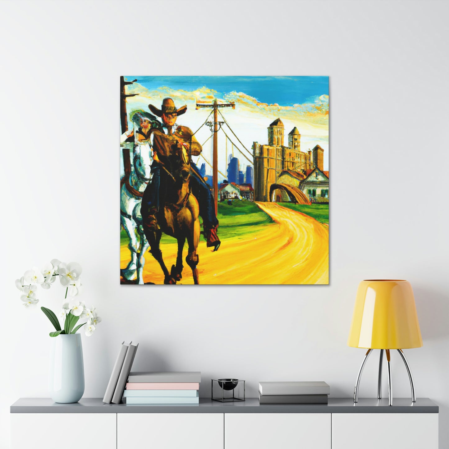 Frontier Town Splendor - Canvas