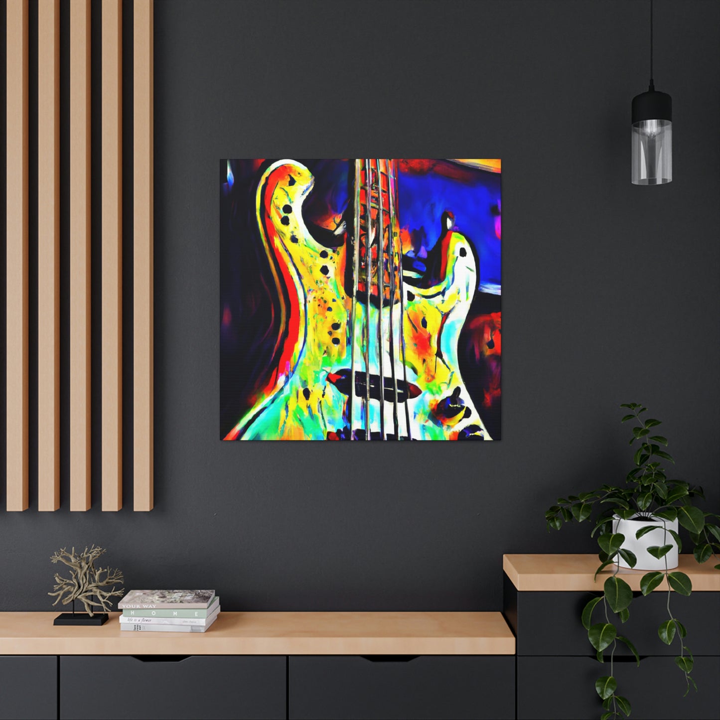 Groove of the Bass - Canvas