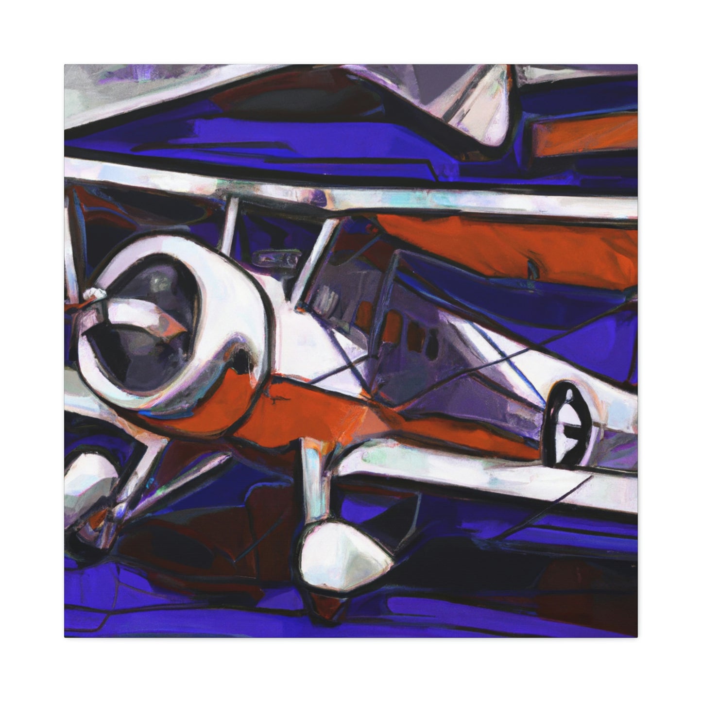 "Vintage Plane Flight" - Canvas