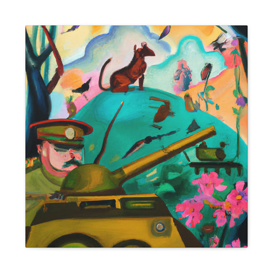 Tank Operator Triumphant - Canvas