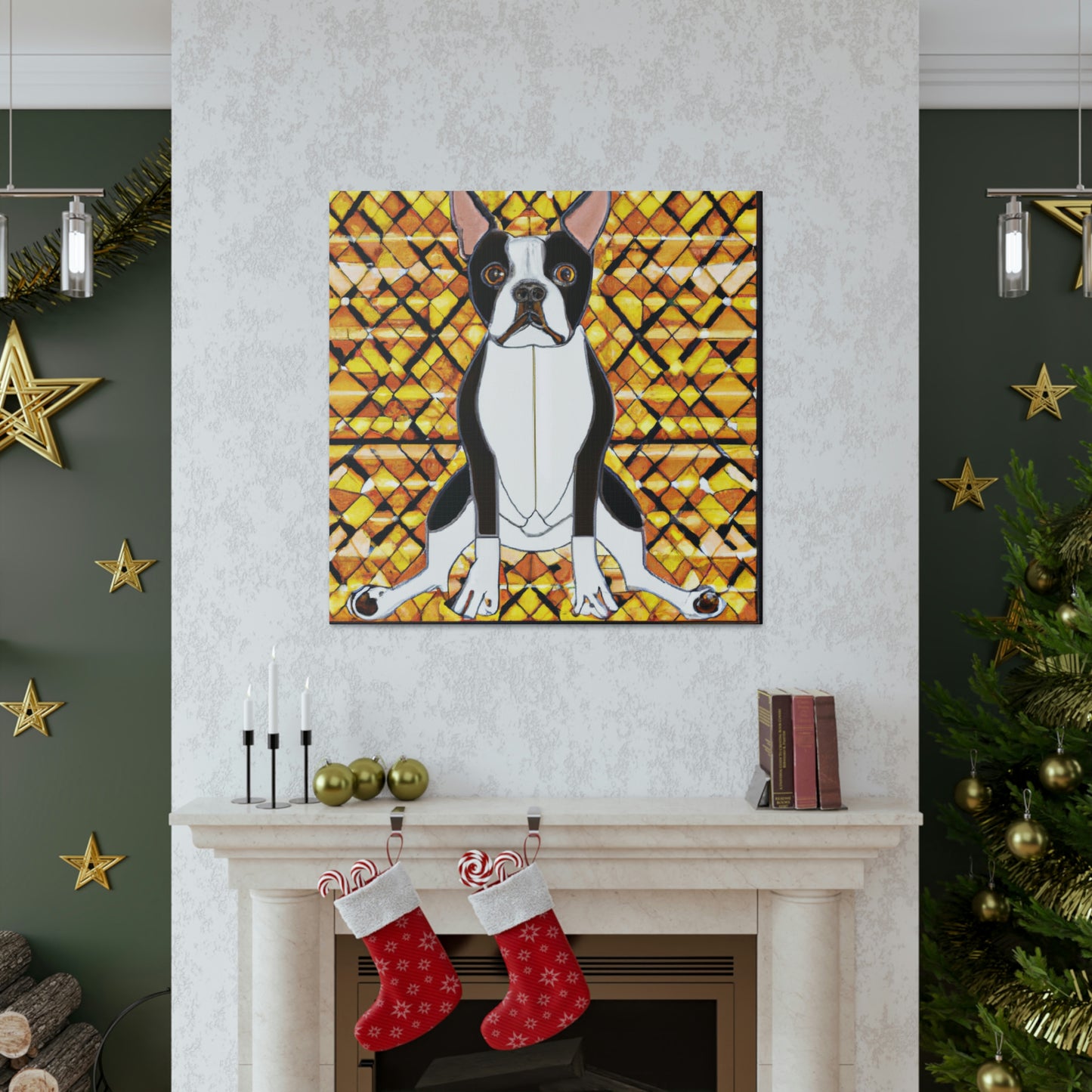 Boston Terrier Bliss - Canvas