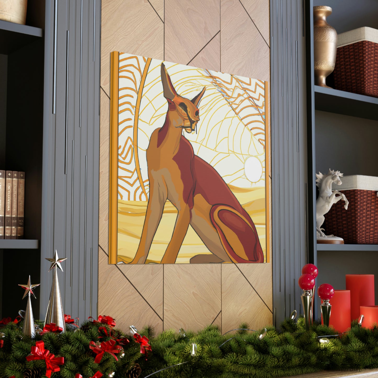 Radiant Caracal Splendor - Canvas