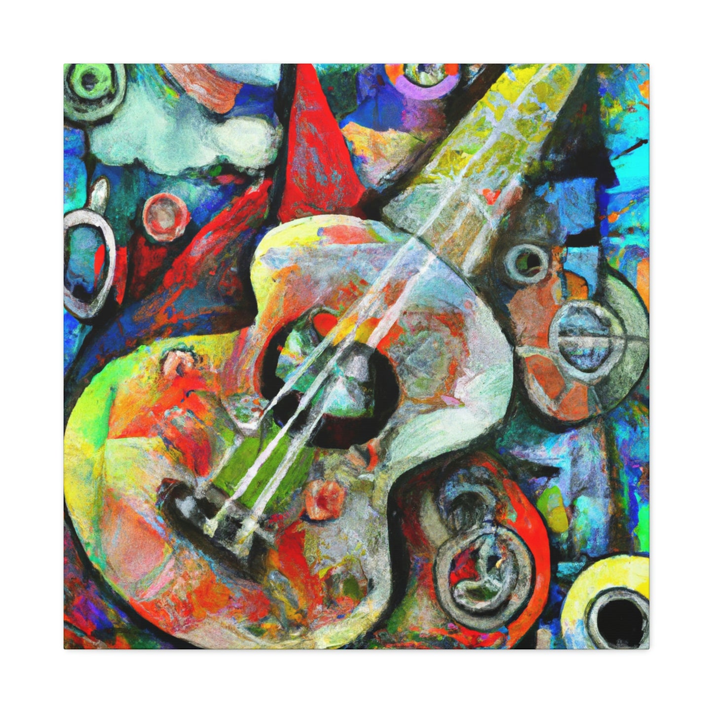 Ukelele in Dreamscape - Canvas