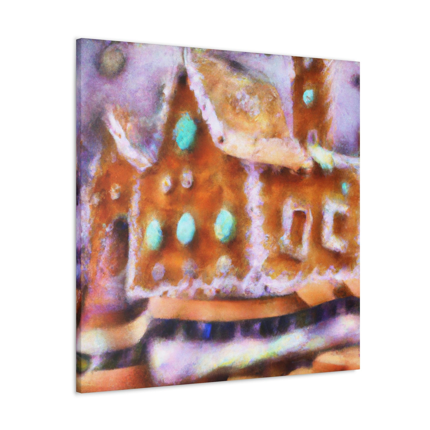 Gingerbread House Dream - Canvas