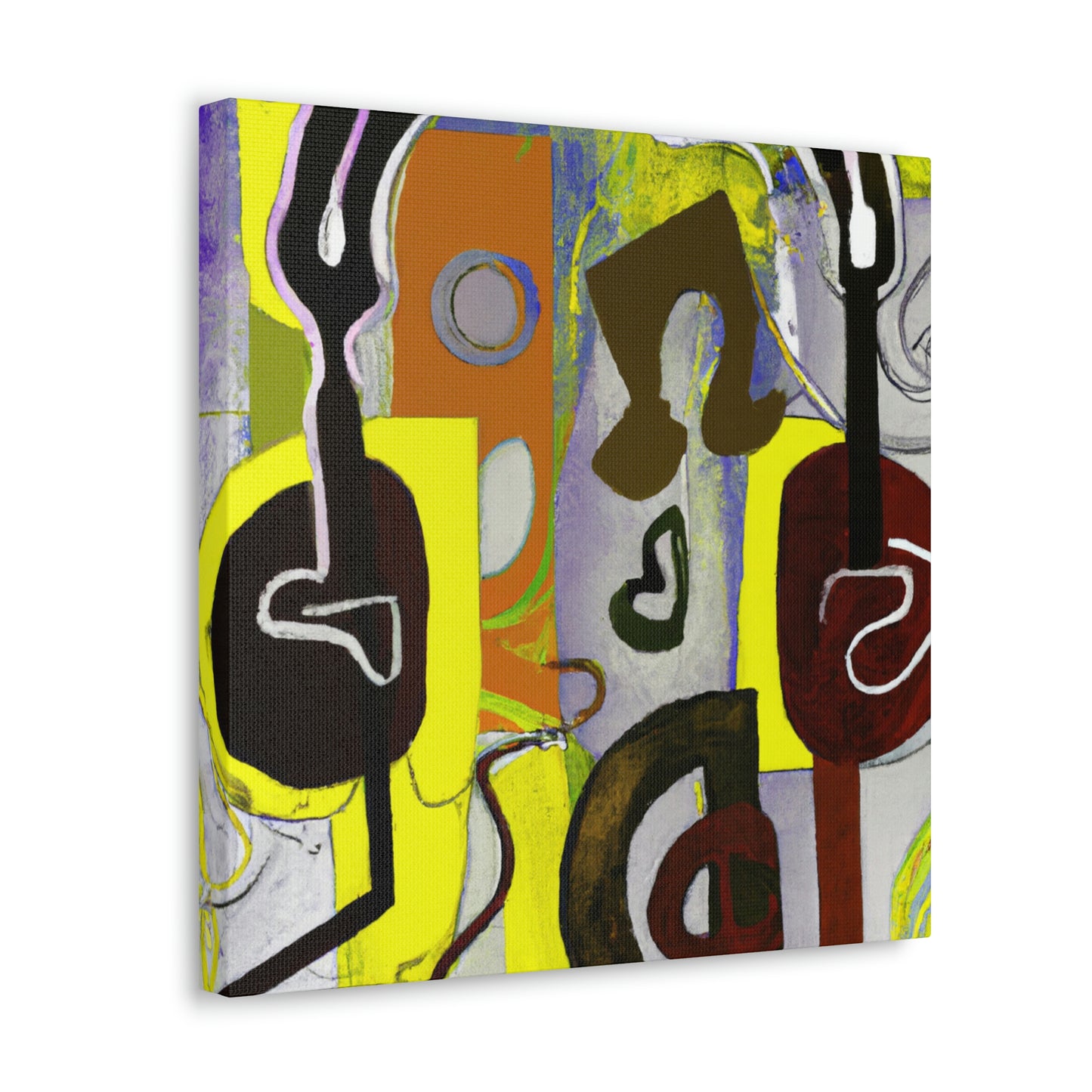 Headphones in Harmony - Canvas