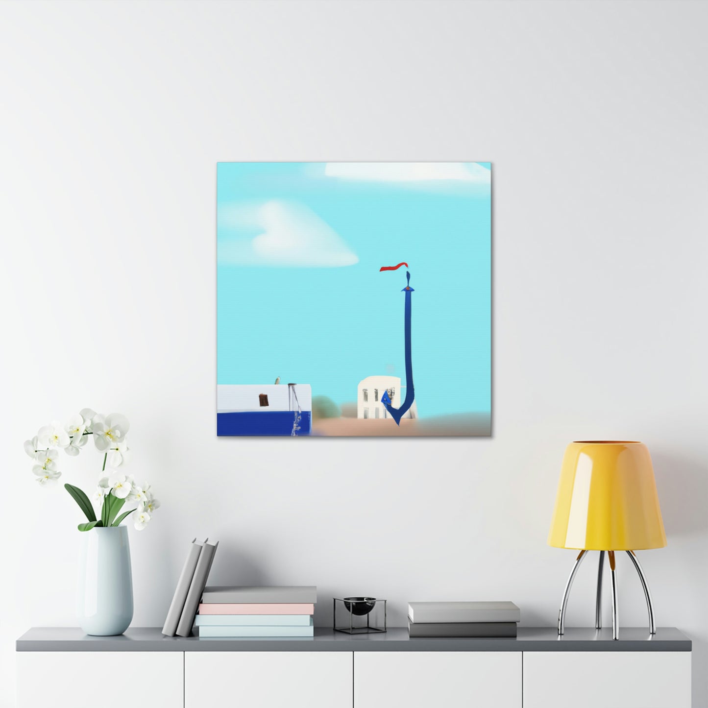 "Marina: Minimalist Portrait" - Canvas