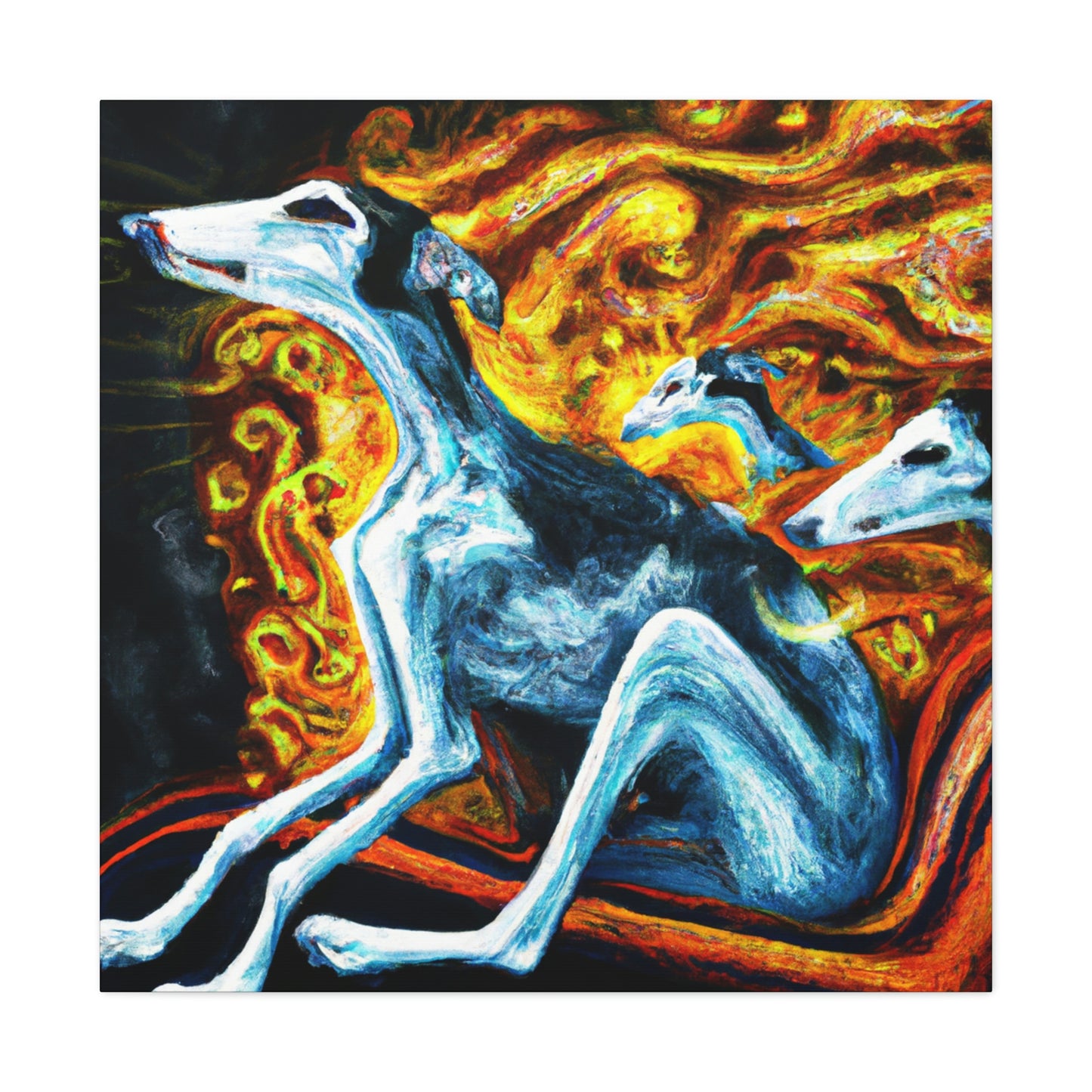 Greyhound of Mirages - Canvas