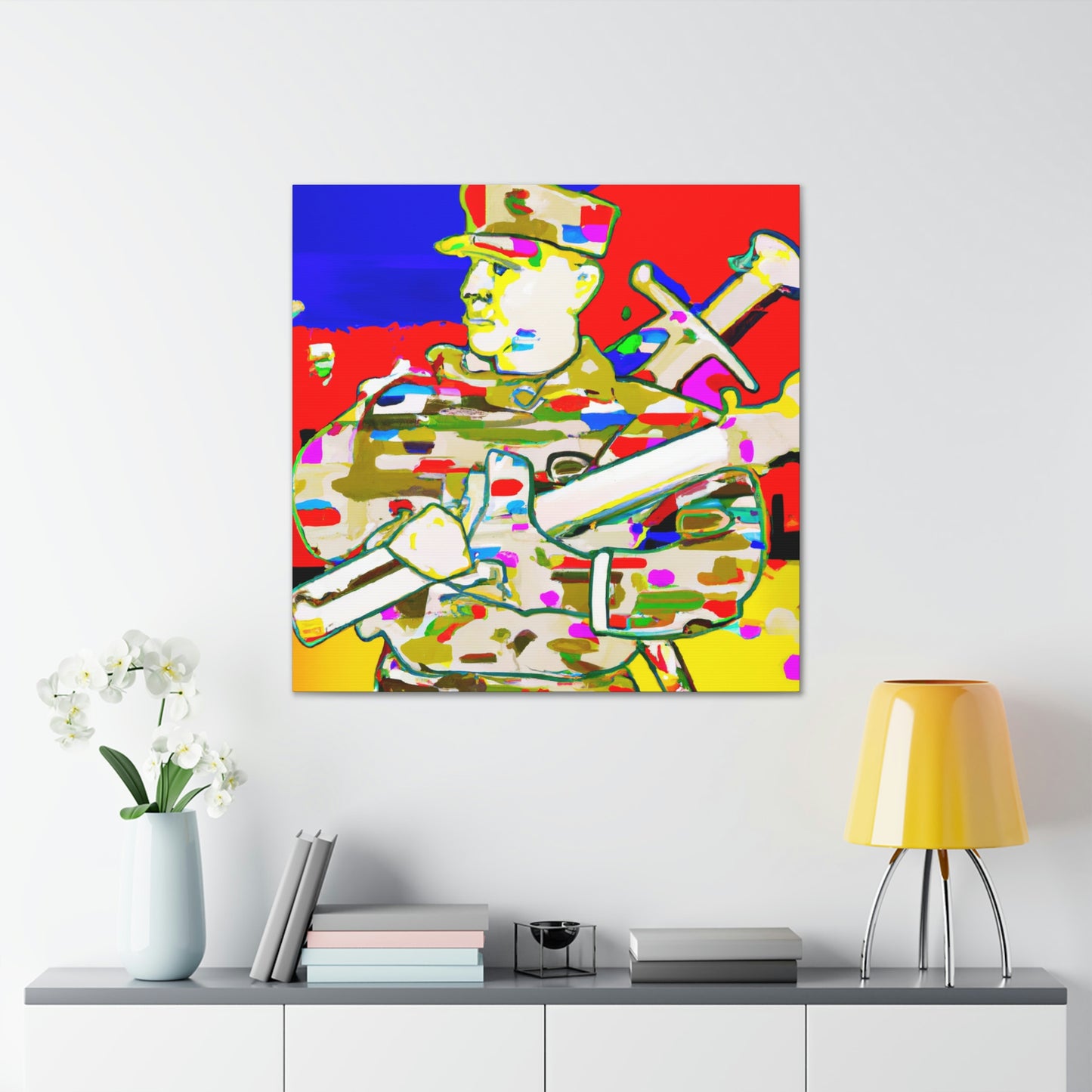 "Artilleryman in Splendor" - Canvas