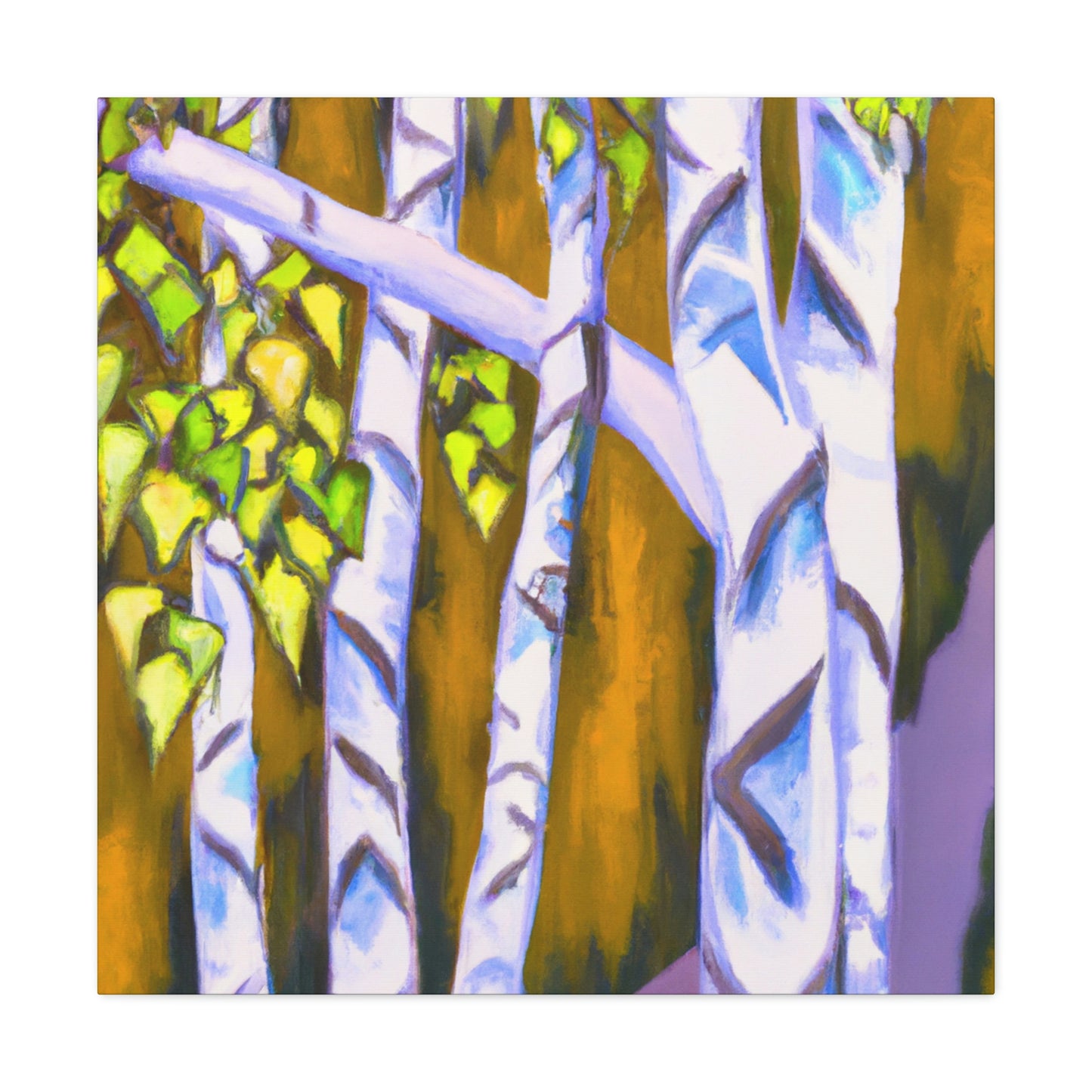 Birch Tree Splendor - Canvas