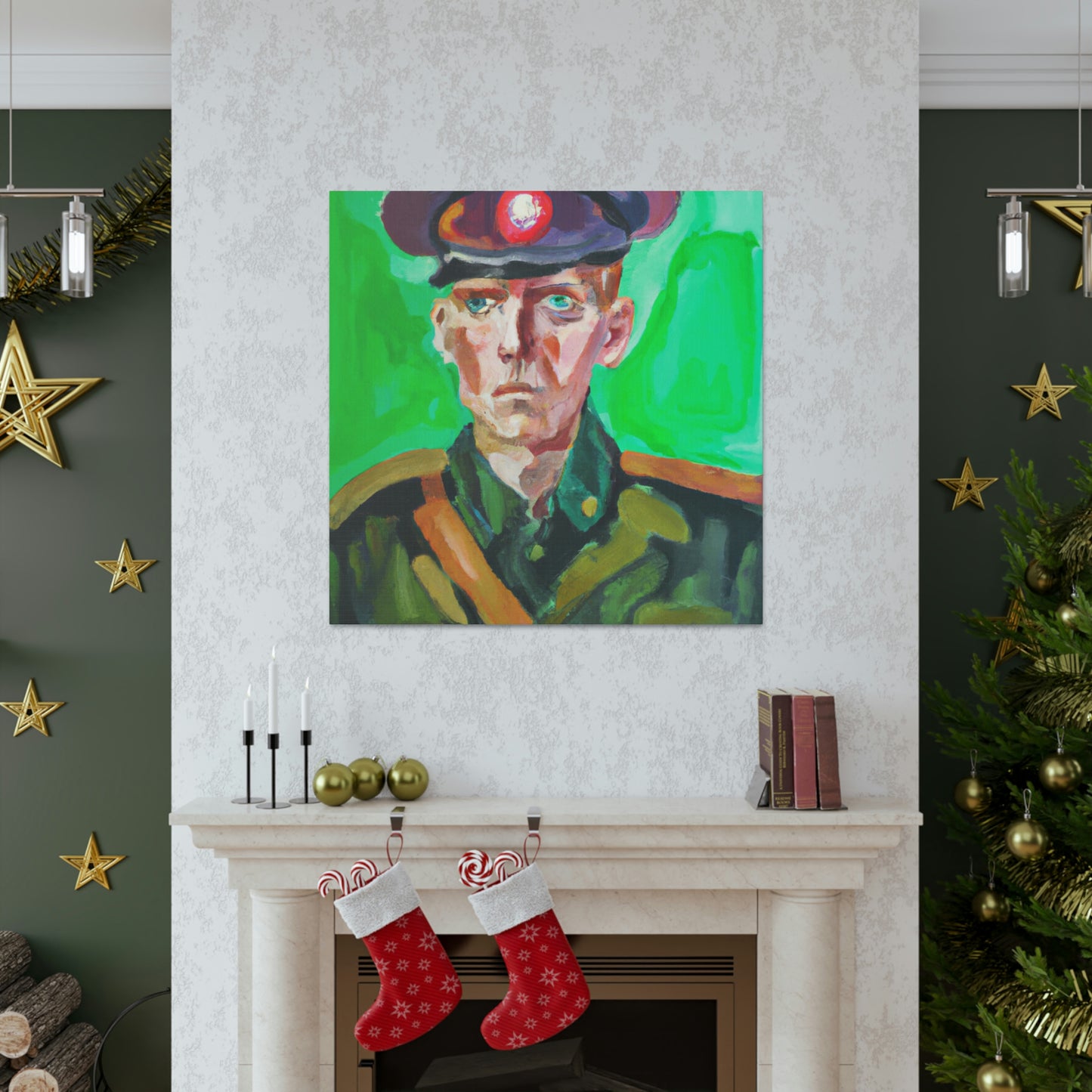 "Supply Sergeant Fauvism" - Canvas