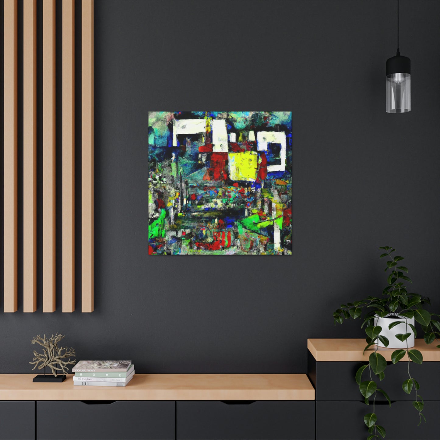 Harbor of Abstract Dream - Canvas