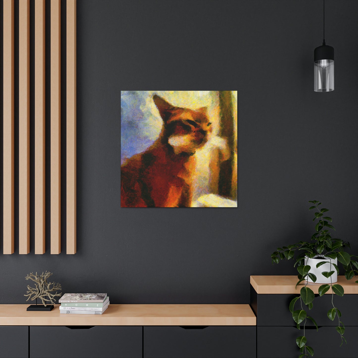 Abyssinian Splendor Portrayed - Canvas