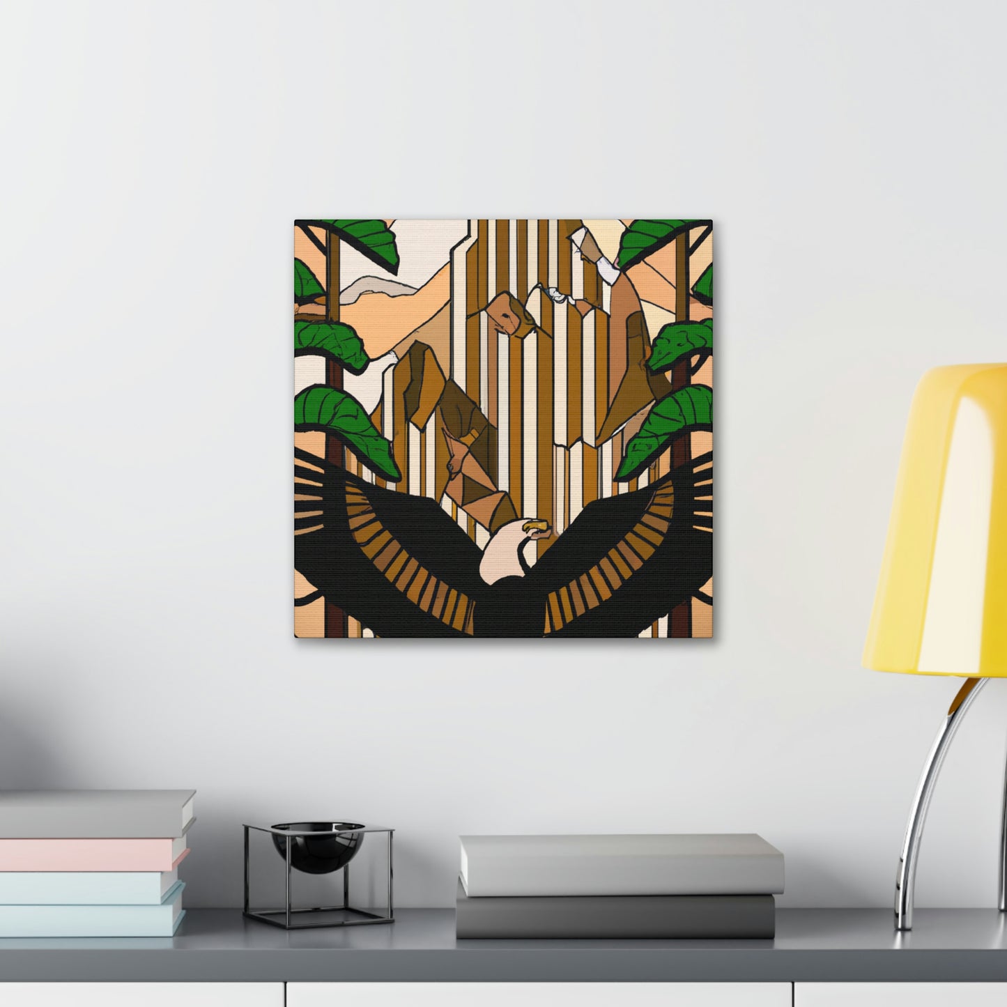 "Condor's Roaring Artwork" - Canvas