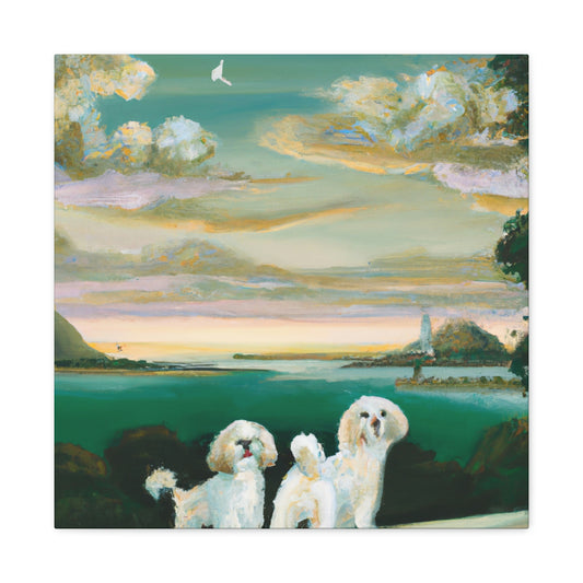 Maltese Splendor Deco - Canvas